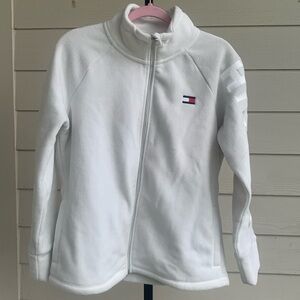 Tommy Hilfiger sport full zip up fleece jacket women’s medium